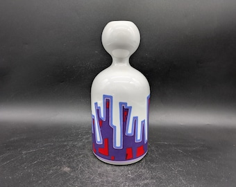 Schumann Arzberg 1081/25 vase porcelain porcelain white POP Art space age german design 60s 60s 70s 70s vintage