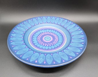 KMK Keramik Manufaktur Kupfermühle wall plate plate bowl 41 cm ø decor Viola ceramic german art pottery design 70s 70s 80s 80s vintage