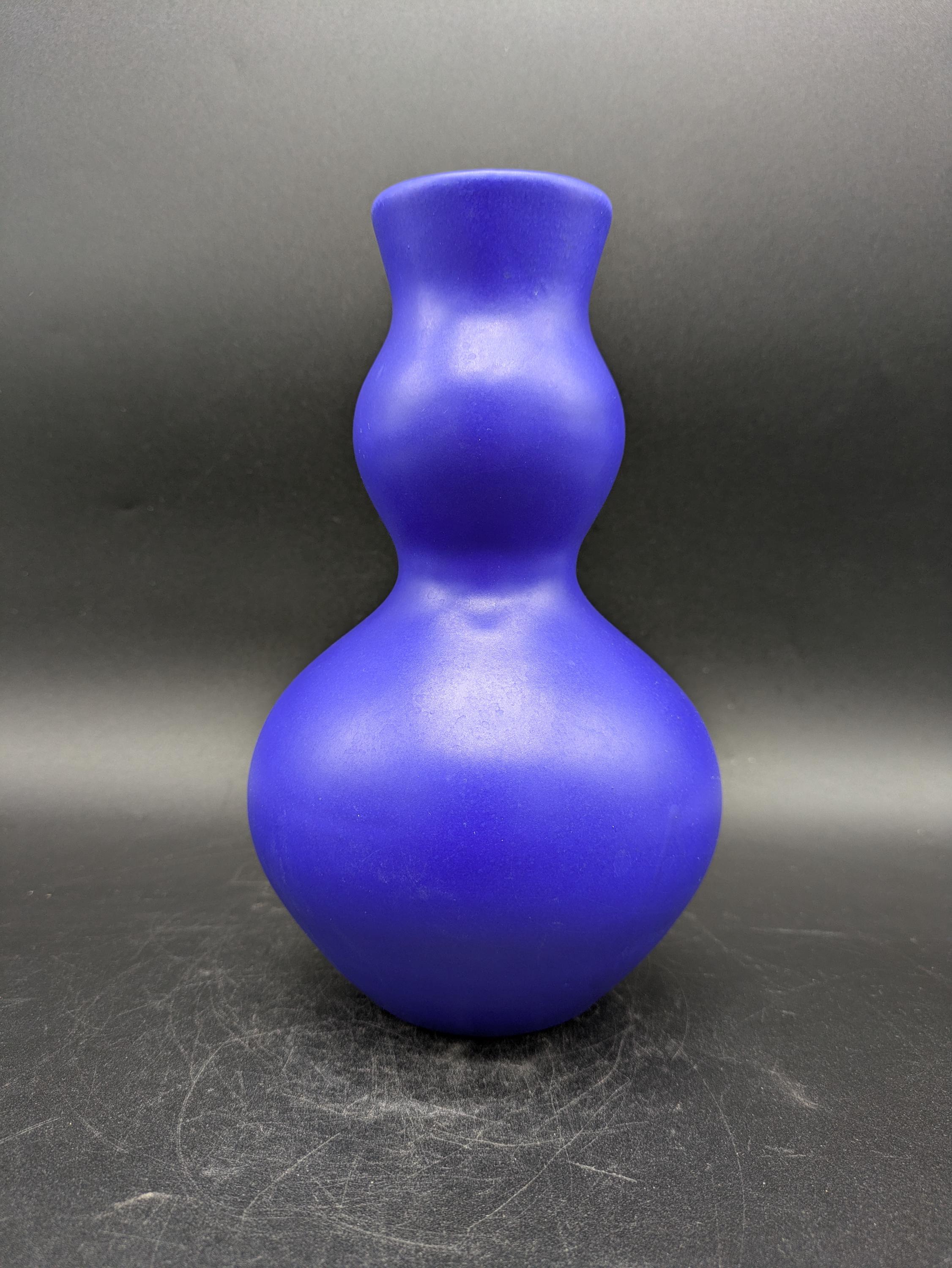 ASA セレクション 花瓶 ブルー ポスト モダン メンフィス時代 デザイン