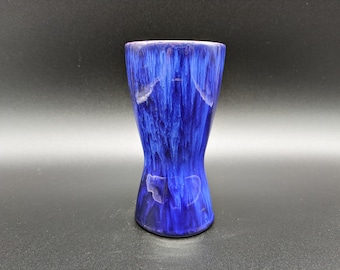 Scheurich 244-17 Vase Keramik ceramic blau west german pottery fat lava design 70s 70er vintage wgp