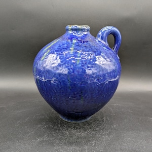 Carstens Tönnieshof 233-22 vase ceramic ceramics blue west german pottery fat lava design 60s 60s 70s 70s vintage