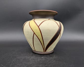 Sawa 220/12 ceramic vase ceramic incised decor ceramics sgraffito mid century german pottery design 50s 50s vintage vtg