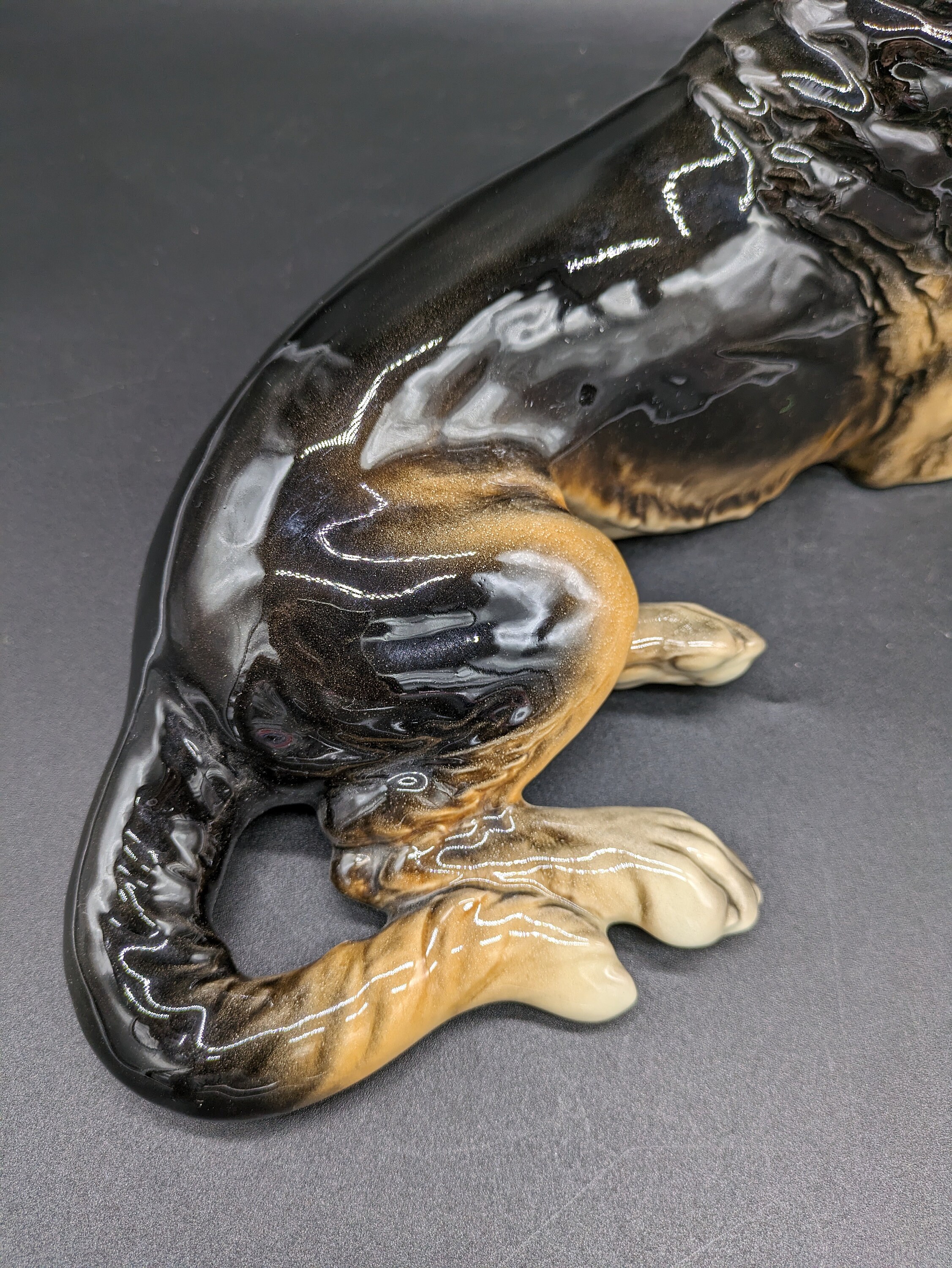 ゲーベル シェパード ドッグ 30027-35 置物 磁器 西ドイツ アート