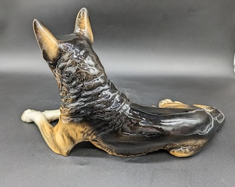 ゲーベル シェパード ドッグ 30027-35 置物 磁器 西ドイツ アート