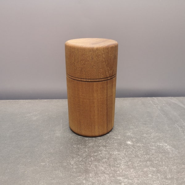 Teak Dose Döschen Deckeldose Ablage tinlet mid century danish design 60er 60s 70s 70er vintage