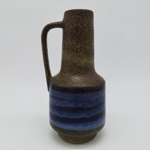 VEB Haldensleben 4070 B Vase ceramic gray green yellow green east german pottery GDR design 70s 70s vintage DDR egp fat lava era