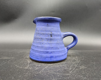 Studio ceramic vase jug ceramic blue west german pottery design 60s 60s 70s 70s vintage fat lava era