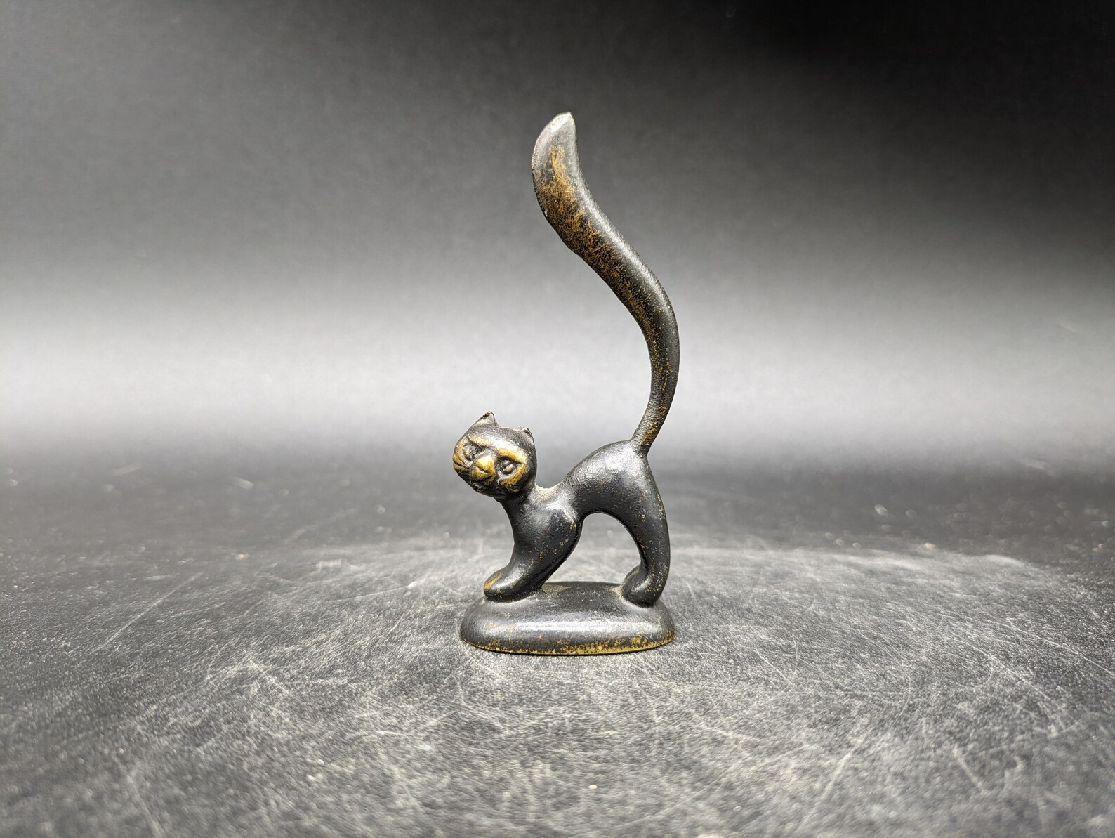 Herta Baller Cat Ember Killer Ring Holder Bronze Mid Century Design 50s ...
