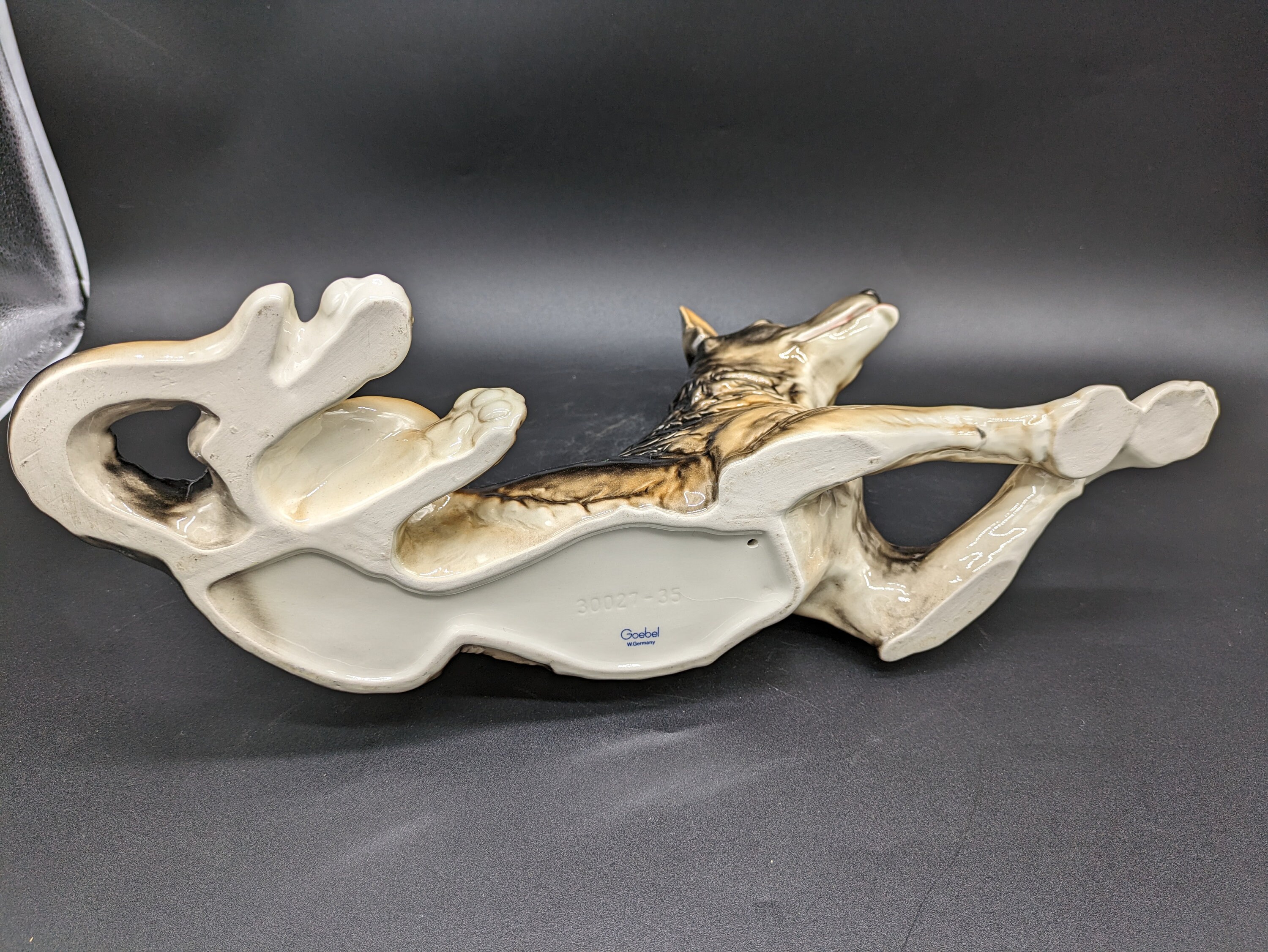 ゲーベル シェパード ドッグ 30027-35 置物 磁器 西ドイツ アート