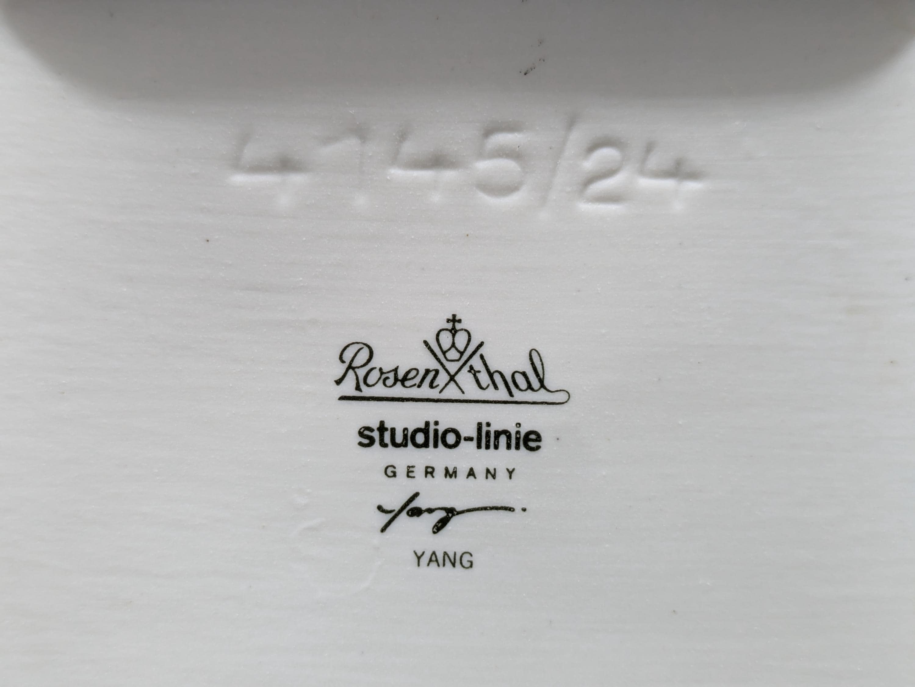 美品 Rosenthal studio-line milk carton Rosenthal Studio Line 4145/24 Milk Carton Do Not Litter Porcelain