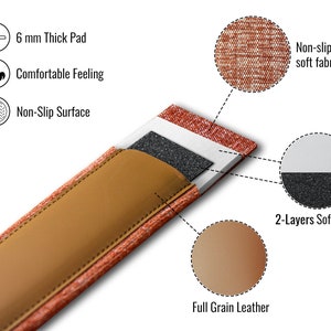 Leather Guitar Strap for Guitar Lovers, Personalized Guitarist Gift, Comfortable and Adjustable Guitar Strap, Graduation Gift image 5