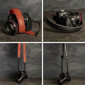 Custom Leather Camera Strap With Non-Slip Padded Design, DSLR-SLR Camera Strap image 3