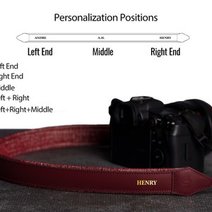 Custom Leather Camera Strap With Non-Slip Padded Design, DSLR-SLR Camera Strap image 9