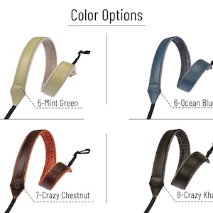 Custom Leather Camera Strap With Non-Slip Padded Design, DSLR-SLR Camera Strap image 8