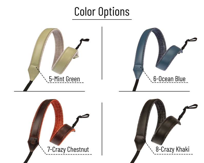 Custom Leather Camera Strap With Non-Slip Padded Design, DSLR-SLR Camera Strap image 8