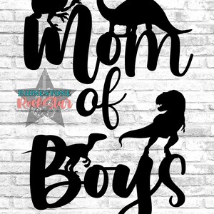 Mama von Jungs | SVG | PNG | JPG | Sofort-Download