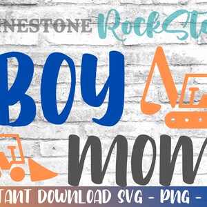 Boy Mom | SVG | PNG | JPG | instant download | digital design