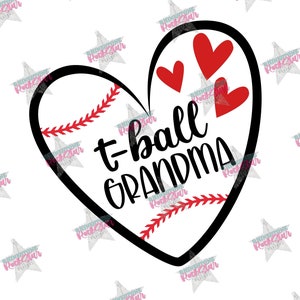 T-Ball Grandma | SVG | PNG | JPG | instant download