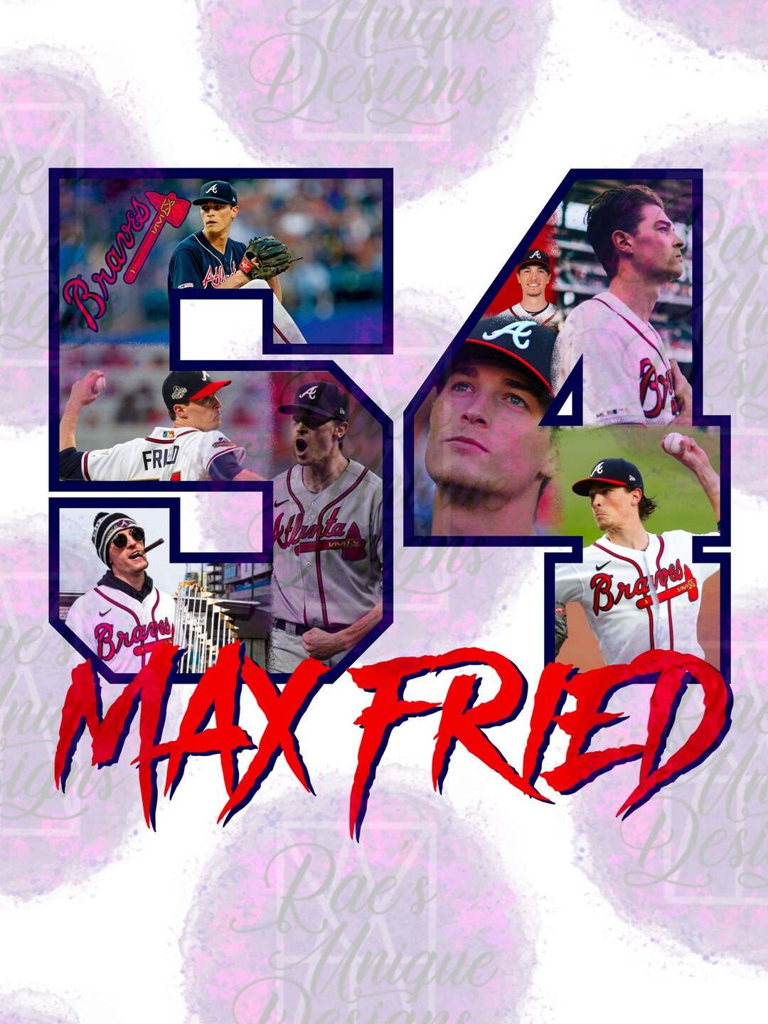 Max Fried Number Collage - Etsy