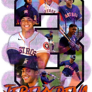 Jeremy Peña Number Collage