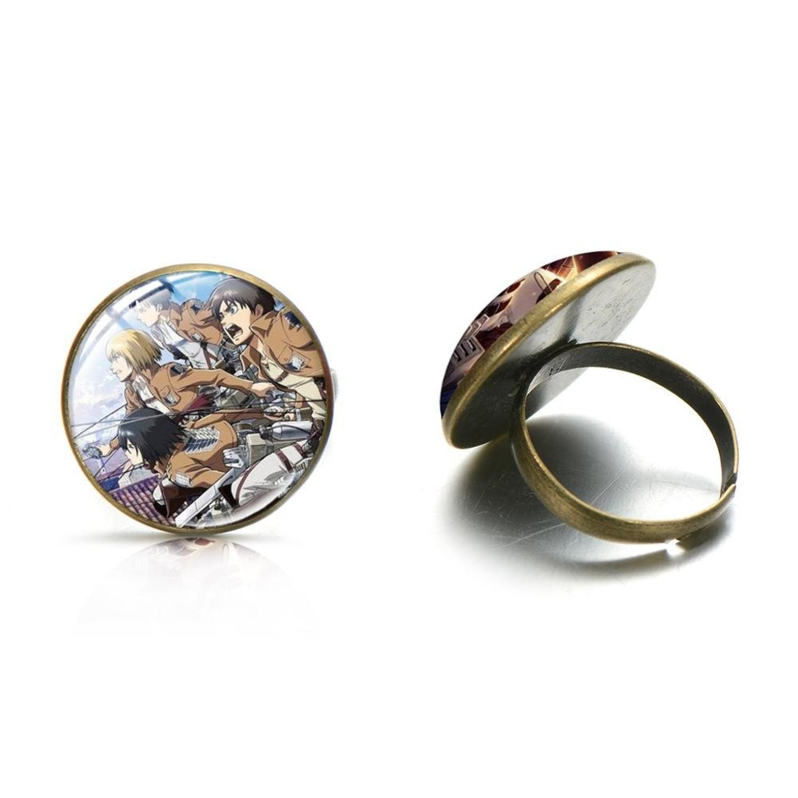 vintage engraved ring aot