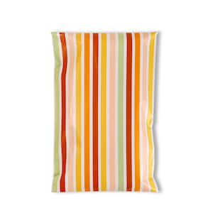 6x9 Eco Friendly Poly Mailers, Sustainable Small Shipping Bags, Cute Chic Retro Hippie Fun Summer Mailing Envelopes | Groovy Boho (Stripes)