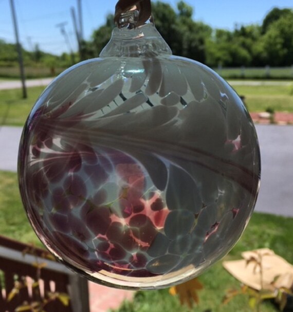 Hand Blown Glass Suncatcher Friendship Gaze Handblown Art Etsy