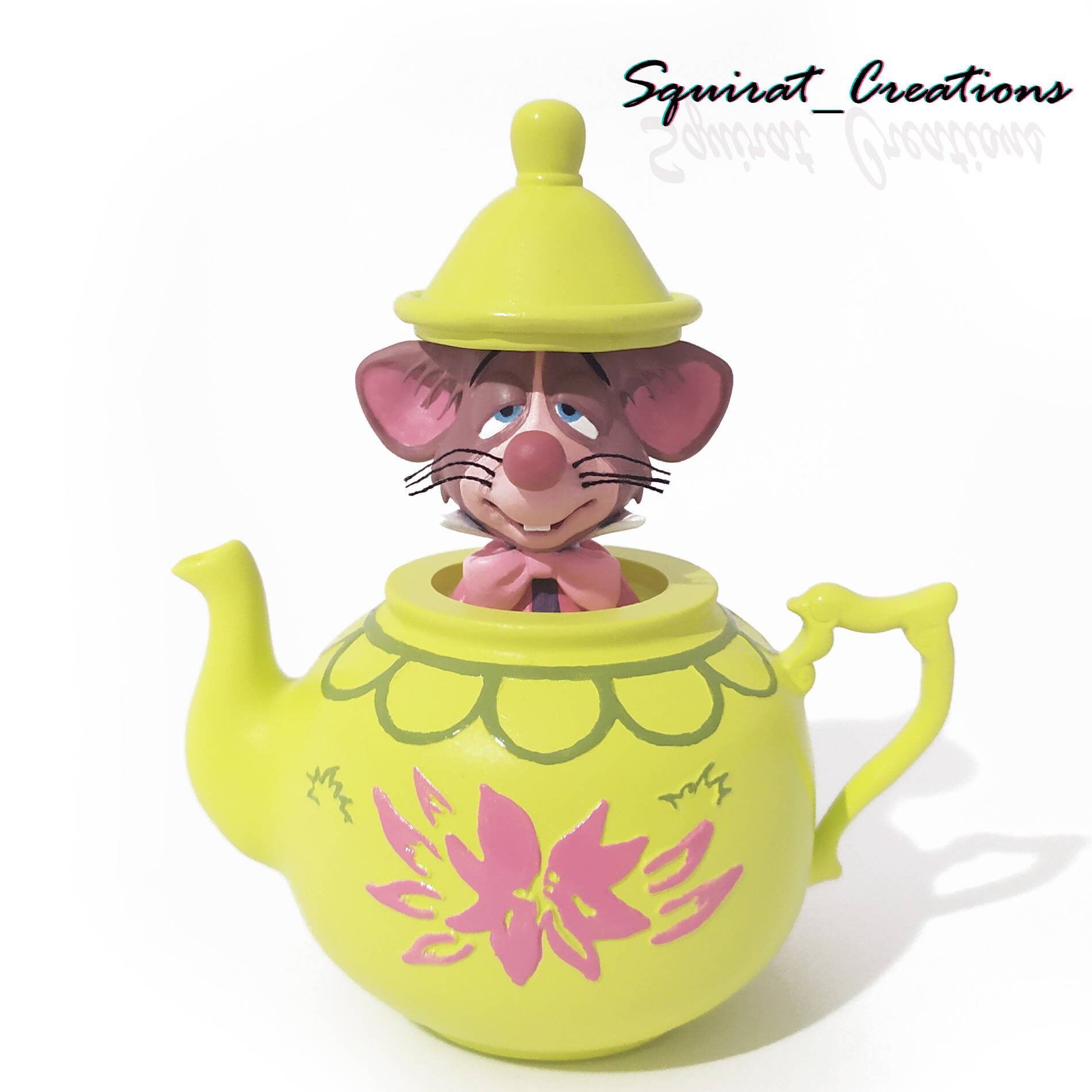 Art & Collectibles Figurines & Knick Knacks Disney Alice In Wonderland Teapot Set Figurines