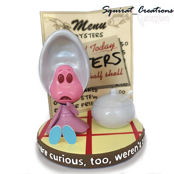 Alice in Wonderland Curious Oyster Figure Etsy