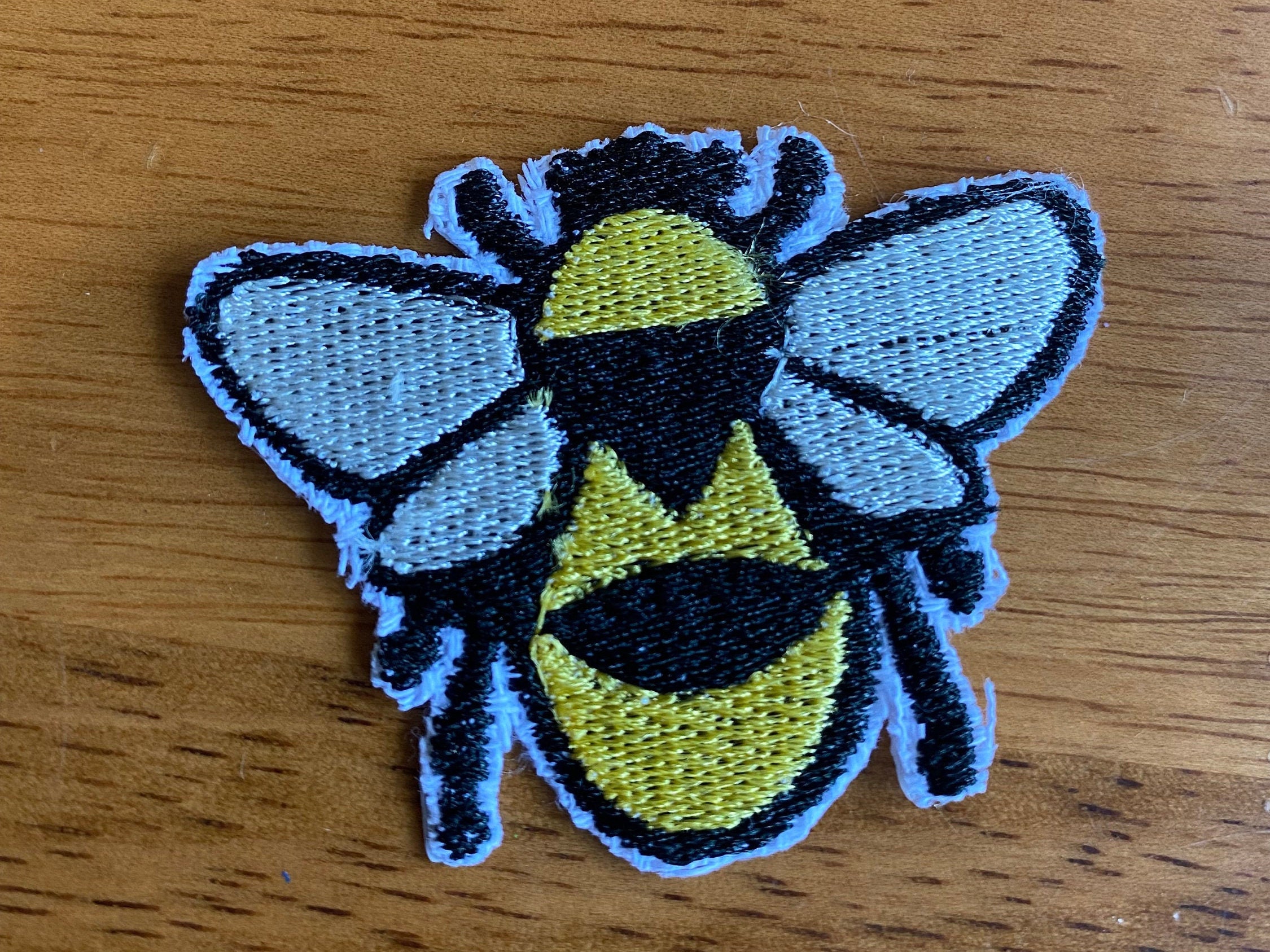Bee Patch Iron On Etsy