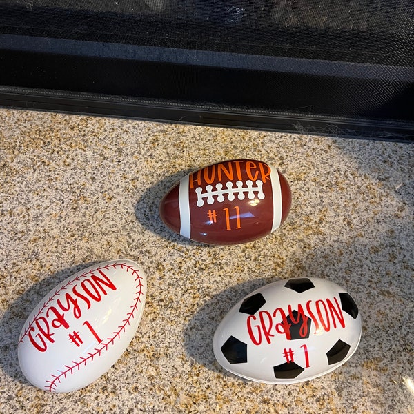 Sports Easter Eggs Etsy