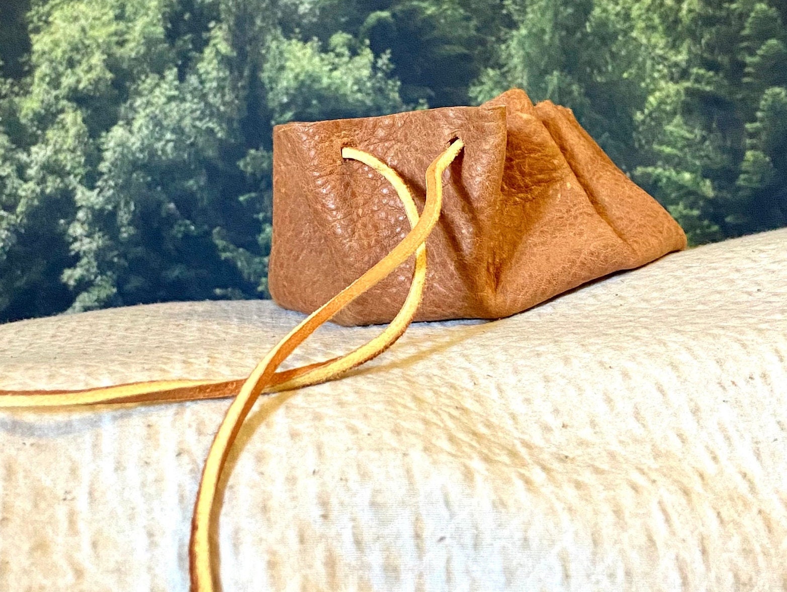 Leather Cinch Bag Etsy