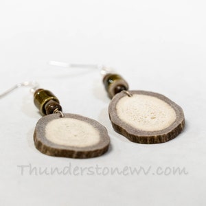 Handmade Antler Earrings