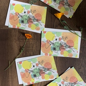 California Poppy Notizkarten