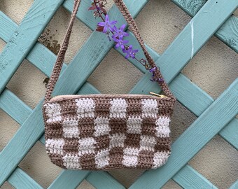 checkerboard purse