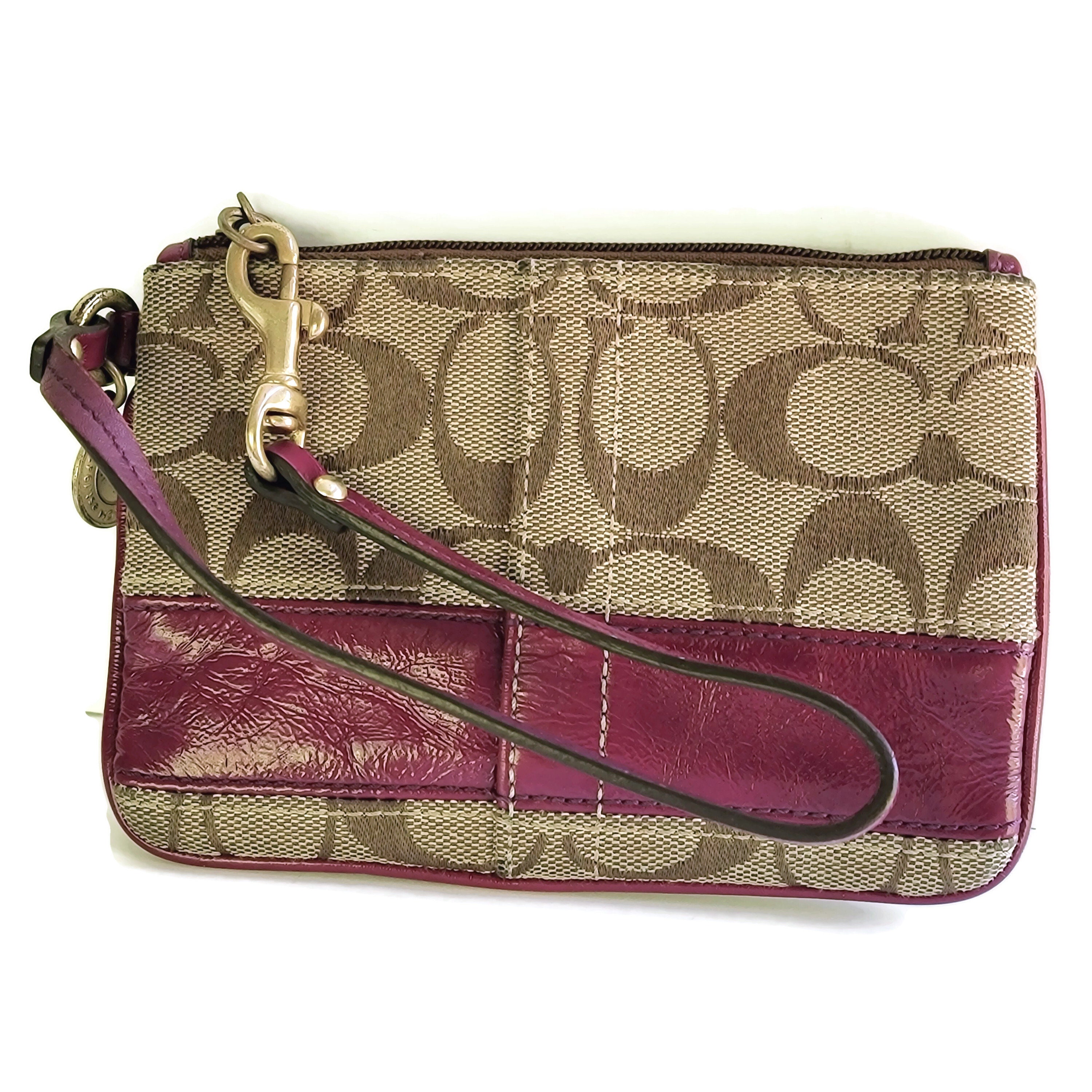 COACH Small Wristlet with Floral Print Style No. C5997 Chalk Multi :  Amazon.in: Fashion