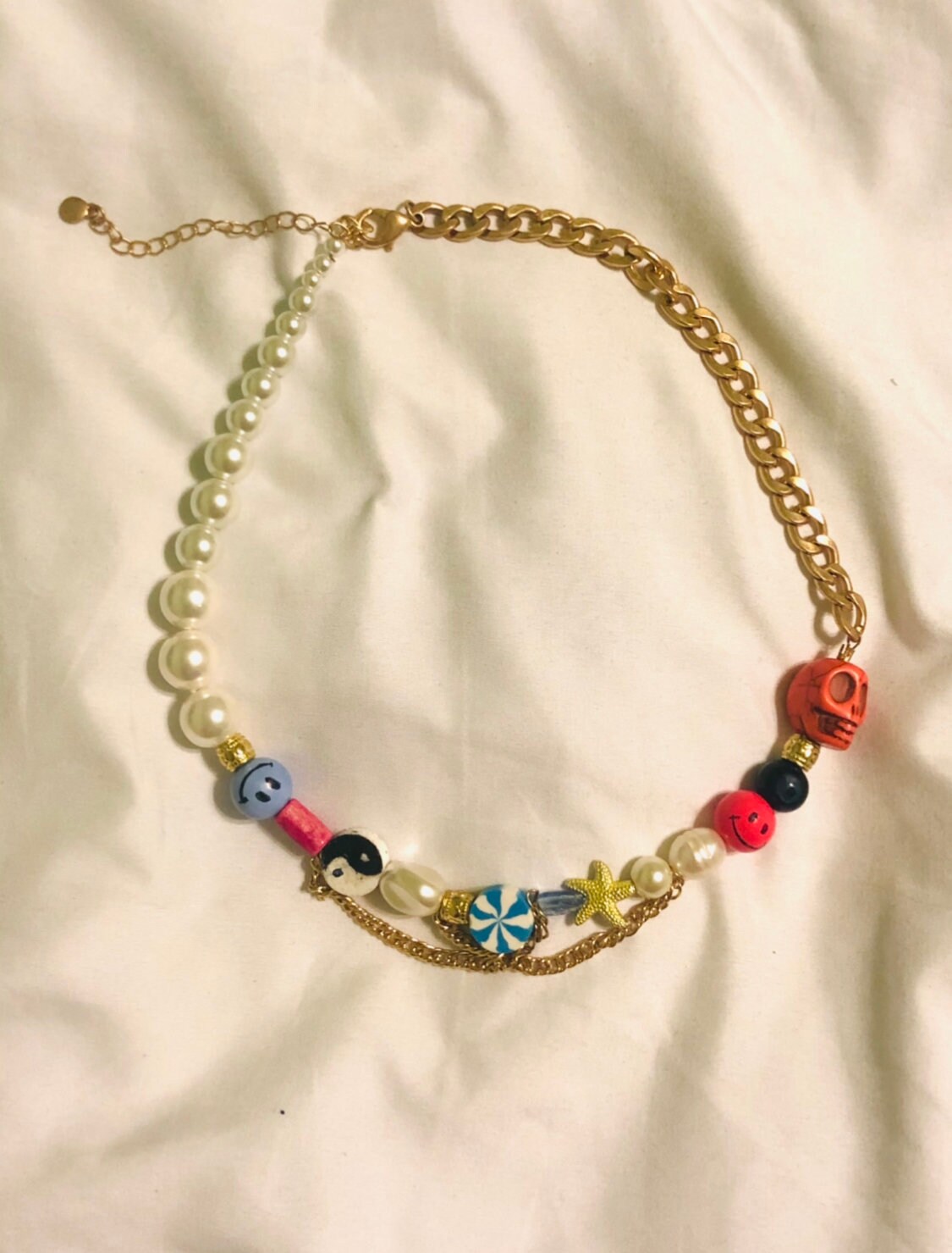 Pearl and Bead Necklace Martha Calvo 