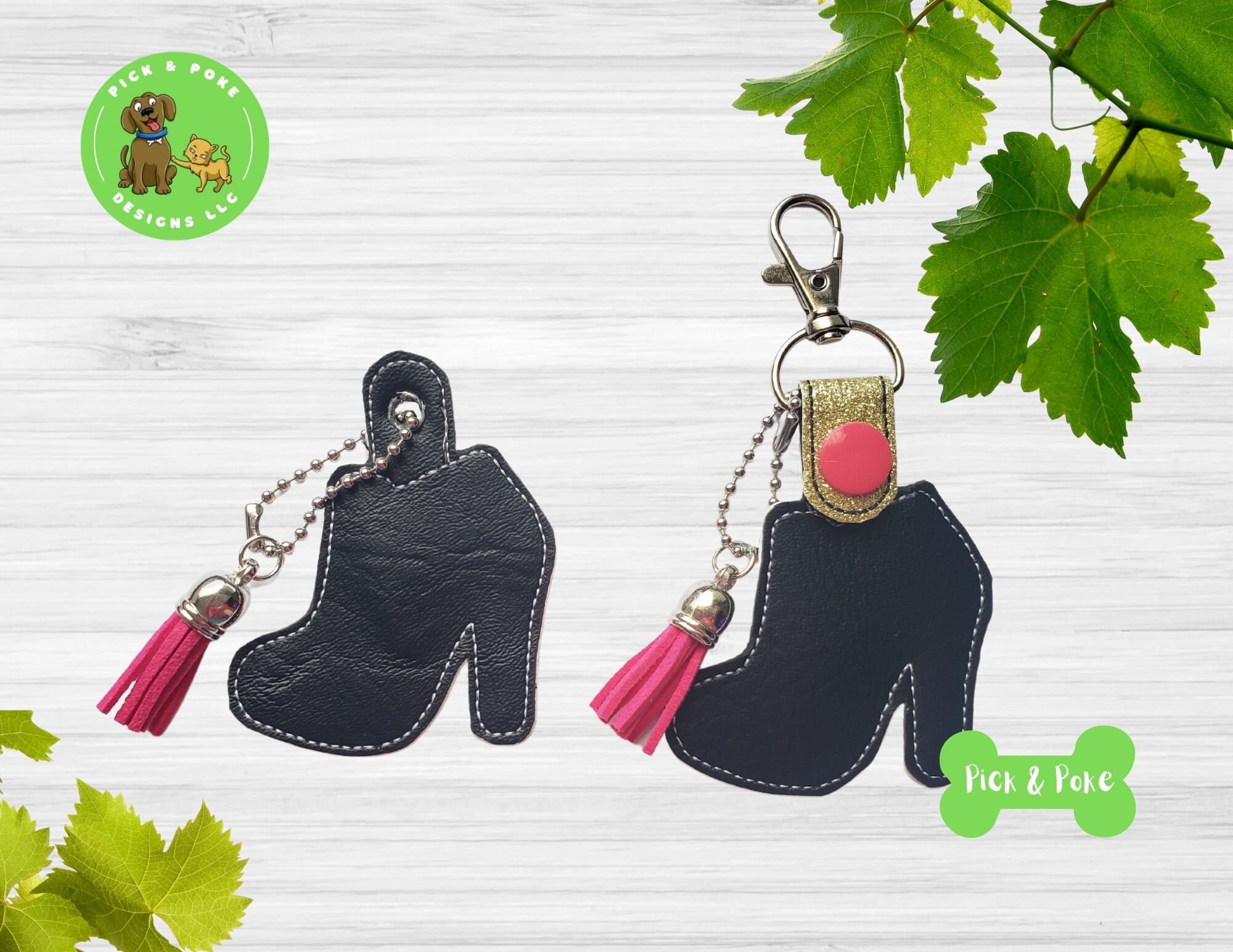 ITH Key Fob Womens High Heel Shoe Snap Tab Snap Tab and Etsy