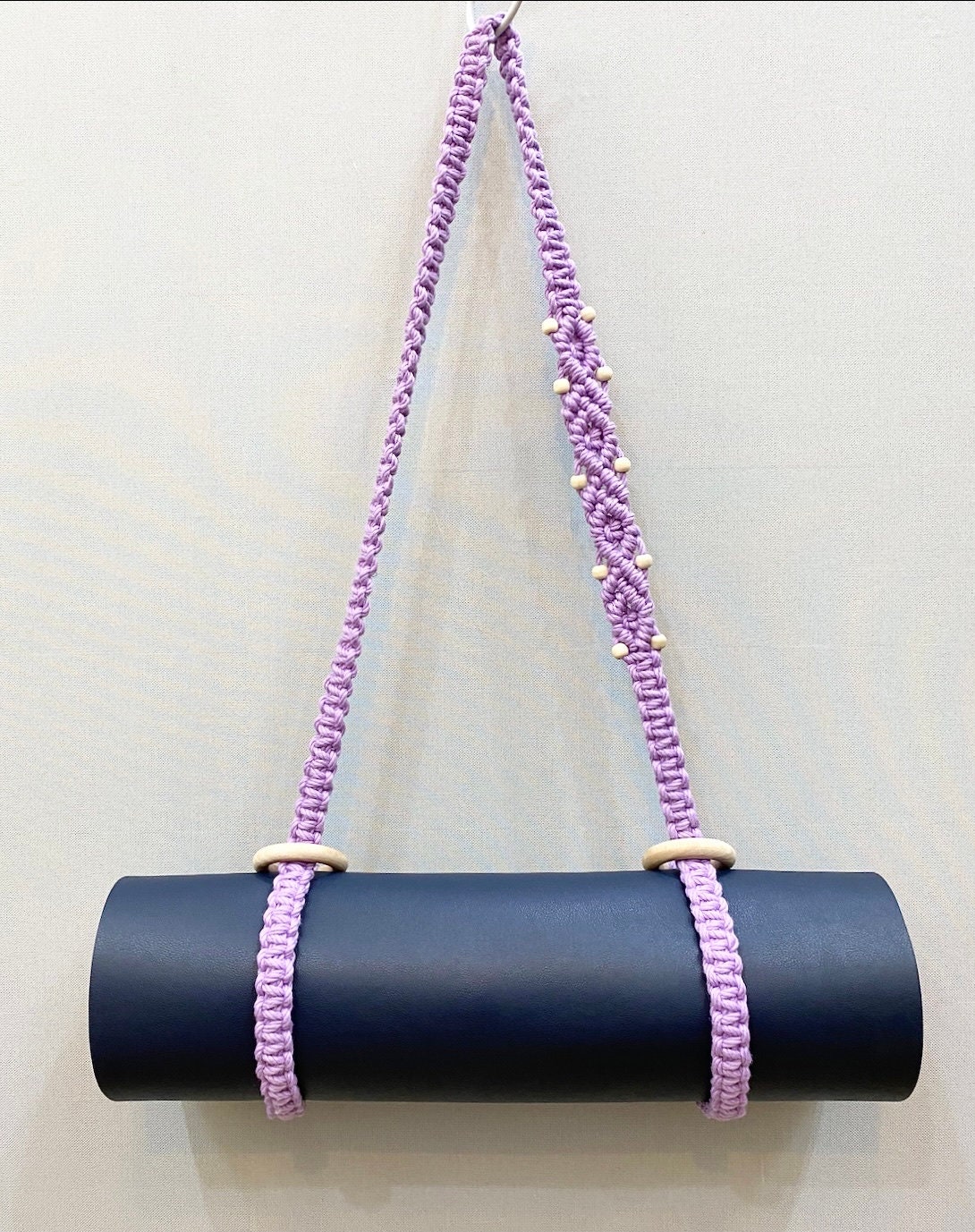 Macrame Yoga Mat Strap With Beads, Handmade Macrame Yoga Mat Holder, Yoga  Mat Sling Bag, Yoga Mat Carrier, Carpet Holder, Christmas Gifts 