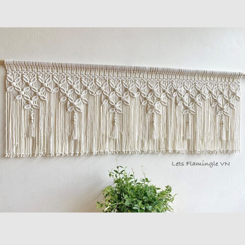 Macrame Valance - Etsy