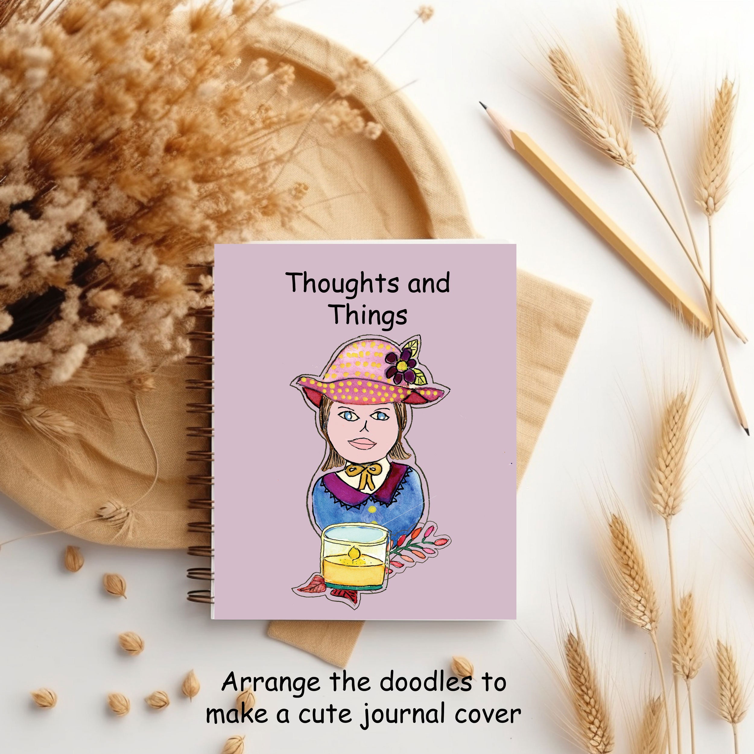 Printable Hand Painted Collage Fodder, Cute Scarecrows, Art Journaling ...