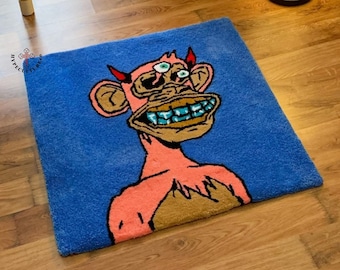 Custom Hand-Tufted Wool Rug: Hypebeast Design
