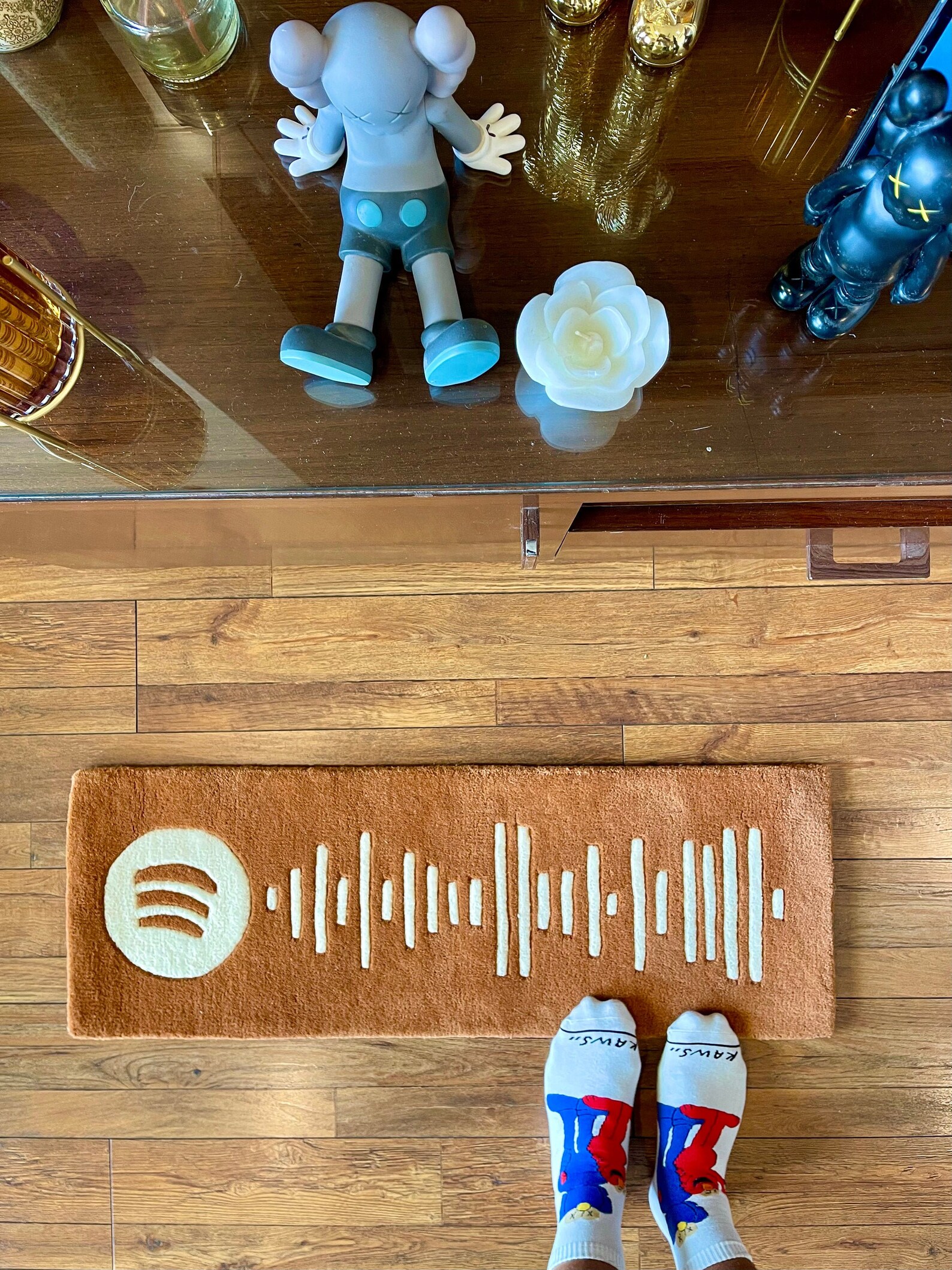 CUSTOM MUSIC RUG / Custom Songs / Handmade / Handtufted / Etsy UK