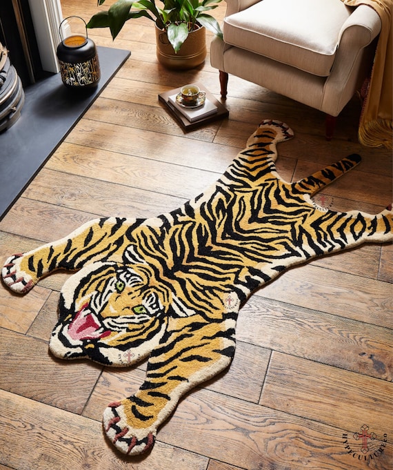 完備品】HUMAN やり直さ MADE 2020FW TIGER RUG SMALL