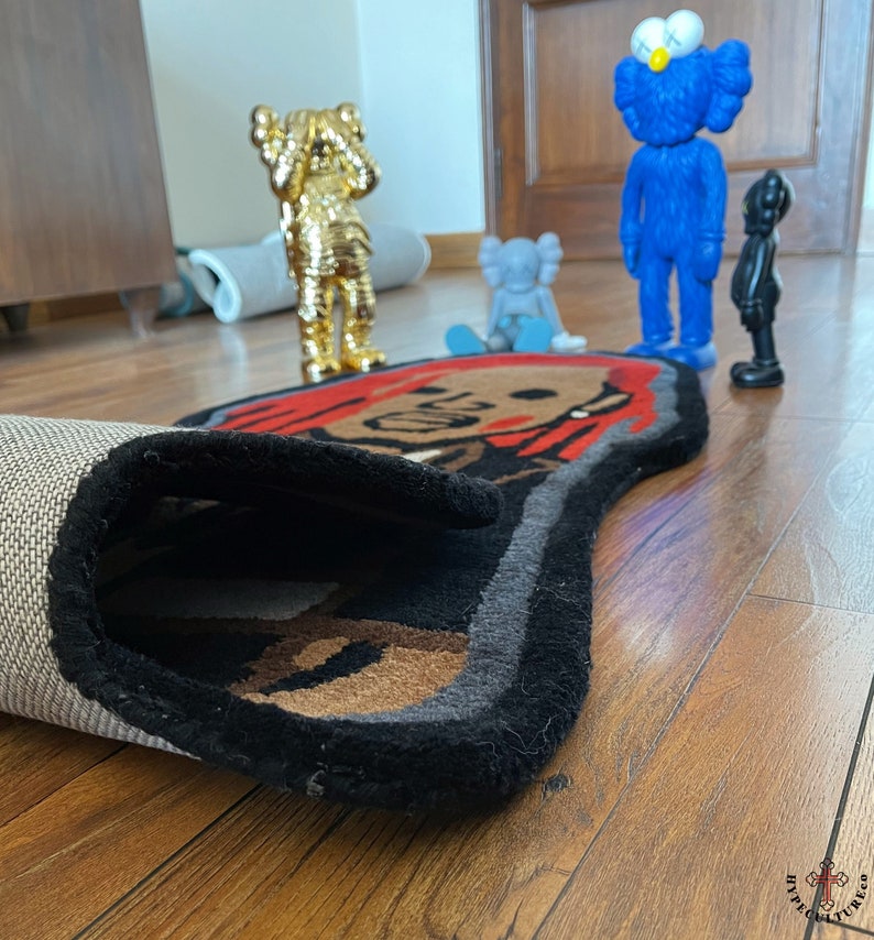 Playboi Carti Rug, Handmade Wool Hypebeast Carpet (48 Inch) - Etsy