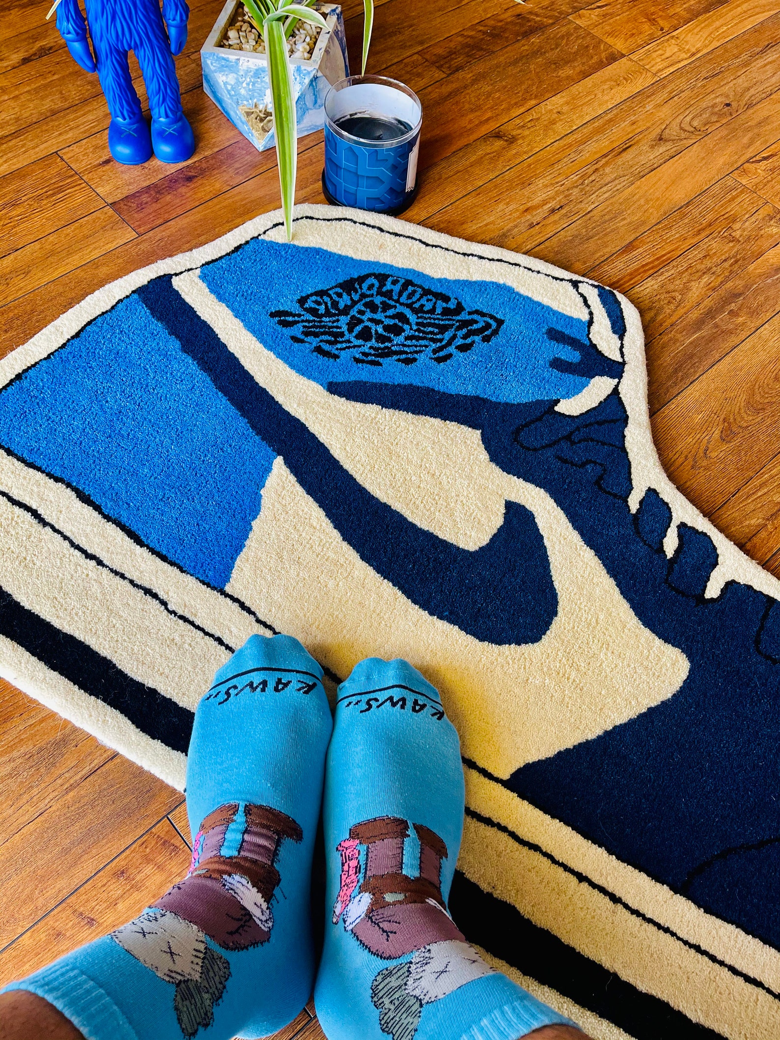 NIKE AIRJORDON 1 RUG / Handtufted / Home Decor / Shoe Rug Etsy
