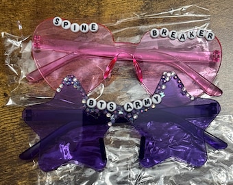 Super süße bunte Plastikbrille