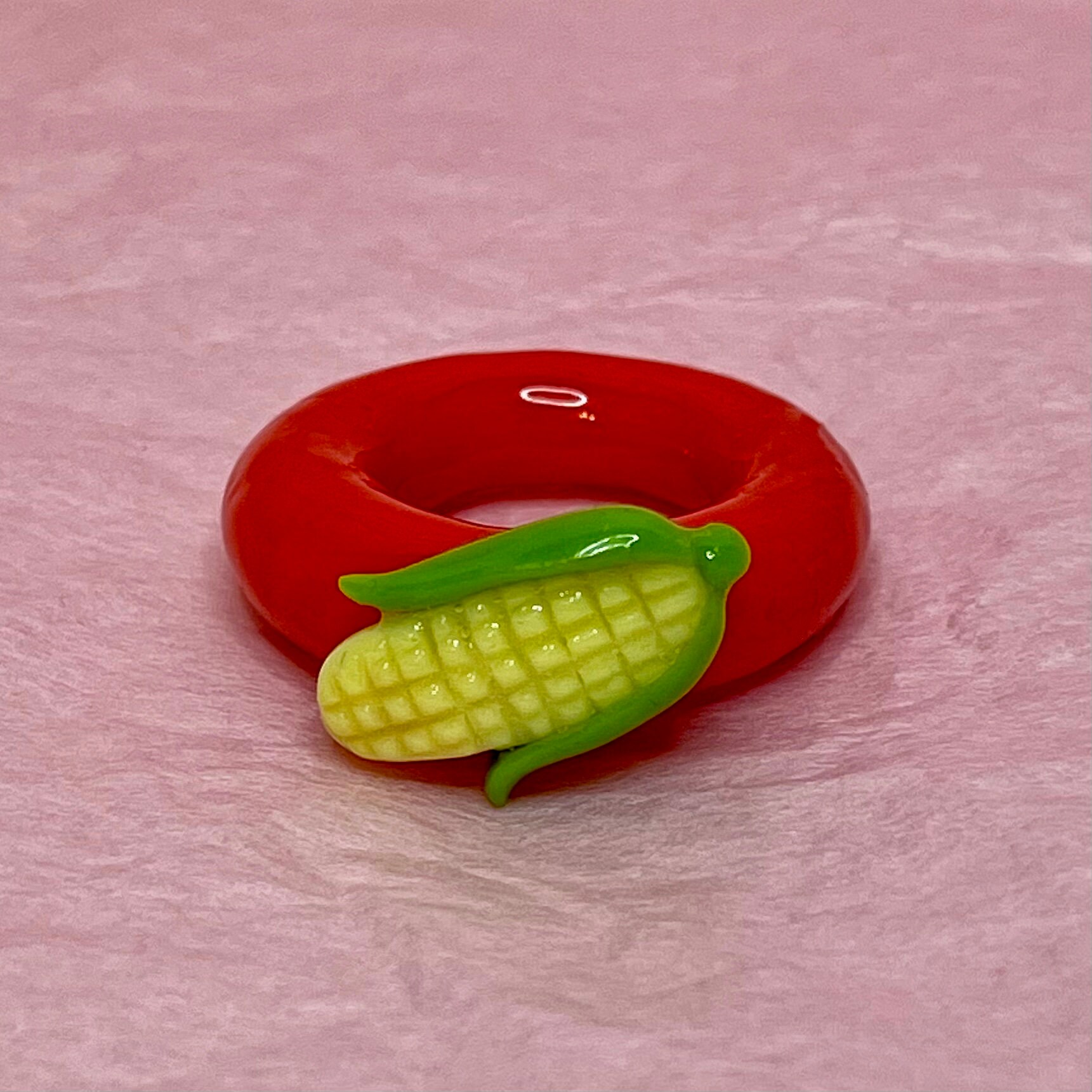 Handmade Chunky Colourful Rings Fruit Collection Etsy