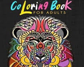 Animal Coloring Book for Adults