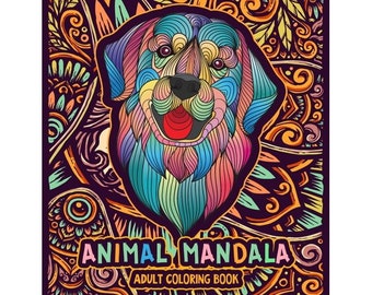 Animal Coloring Book for Adults